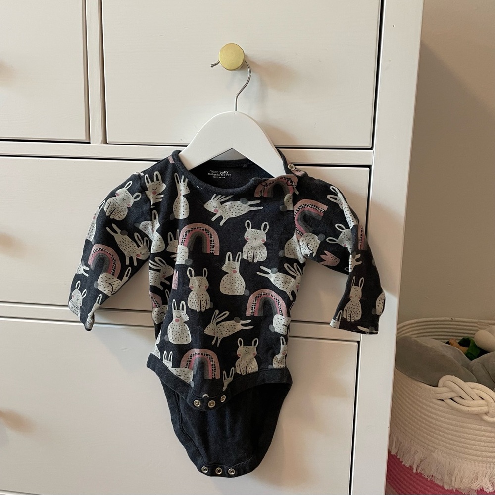 NEXT brand Bunny Bodysuit 9-12 Months
